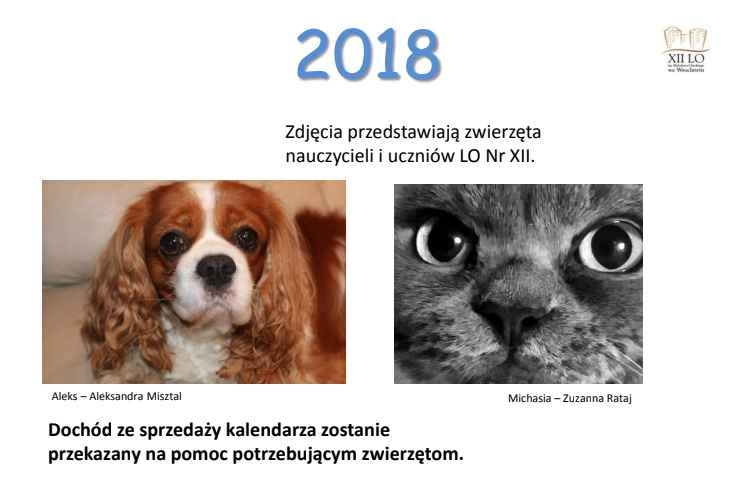 Kalendarz Dwunastki 2018