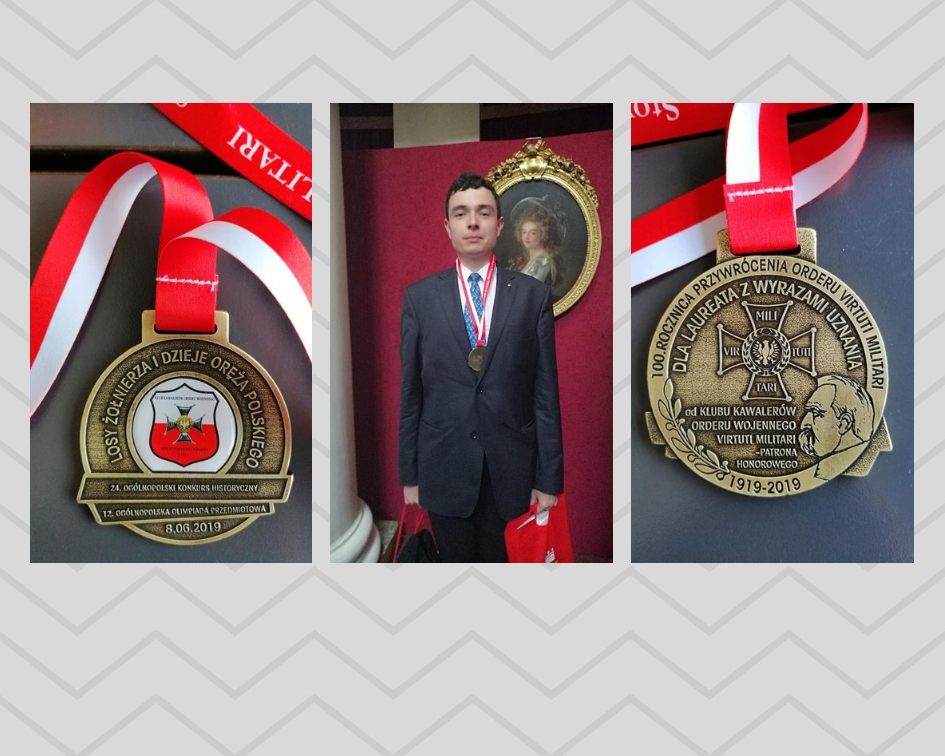 SUKCES OLIMPIJSKI – OLIMPIADA „LOSY ŻOŁNIERZA I DZIEJE ORĘŻA POLSKIEGO”